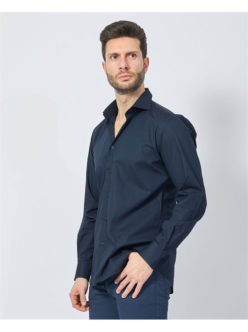 Camicia uomo SetteMezzo in cotone tinta unita SETTE/MEZZO | 663-TS3540003