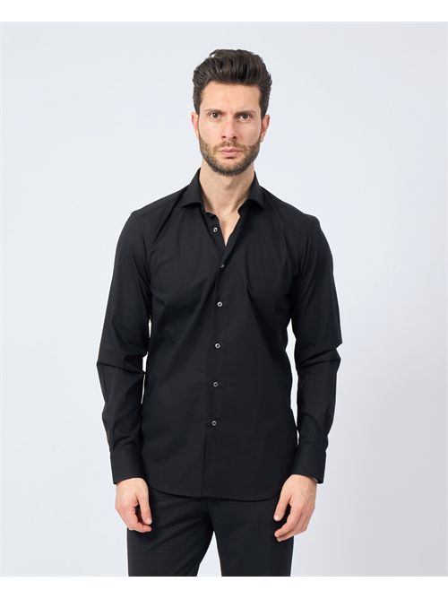 Camicia uomo SetteMezzo in cotone tinta unita SETTE/MEZZO | 663-TS3540004