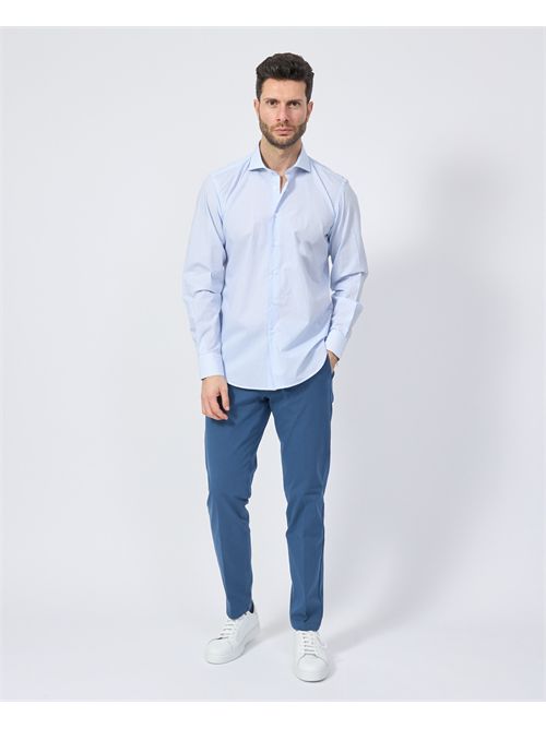 Sette/Mezzo men's shirt with micro pattern SETTE/MEZZO | 663-TS4021001