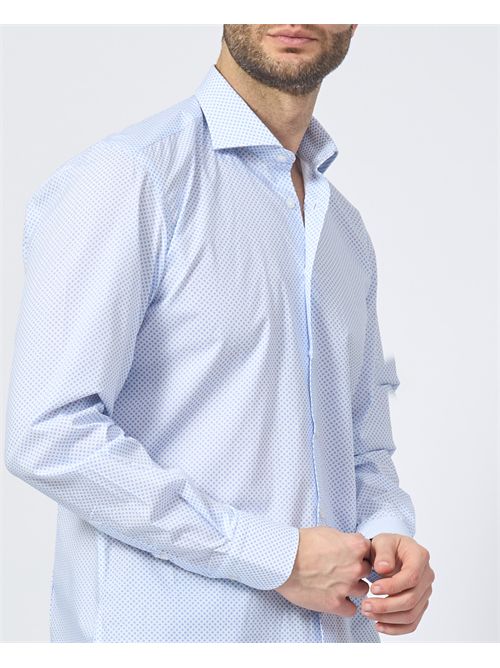 Camicia uomo Sette/Mezzo con micromotivo SETTE/MEZZO | 663-TS4021001