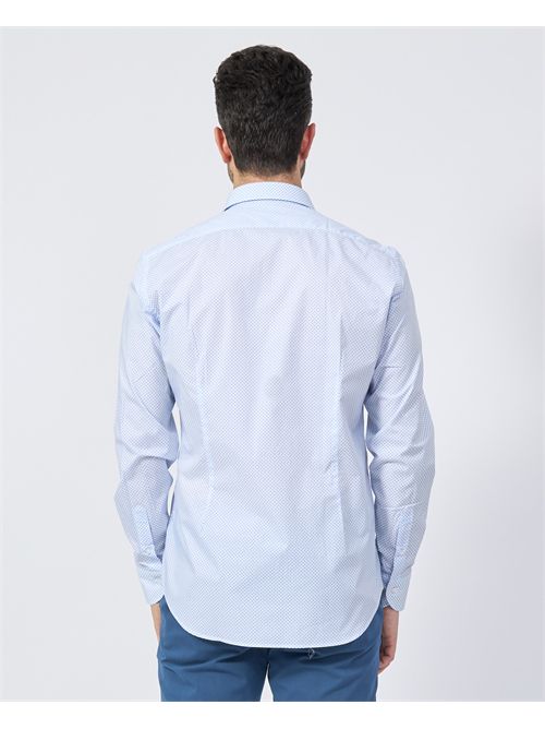 Sette/Mezzo men's shirt with micro pattern SETTE/MEZZO | 663-TS4021001