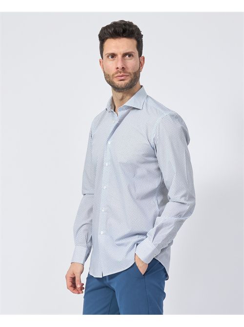 Camicia uomo Sette/Mezzo con micromotivo SETTE/MEZZO | 663-TS4021003