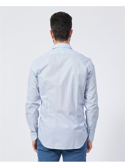 Settemezzo men's shirt with micro pattern SETTE/MEZZO | 663-TS4026001