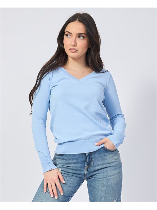 Settemezzo Women's Long Sleeve T-Shirt SETTE/MEZZO | DS5004CIELO