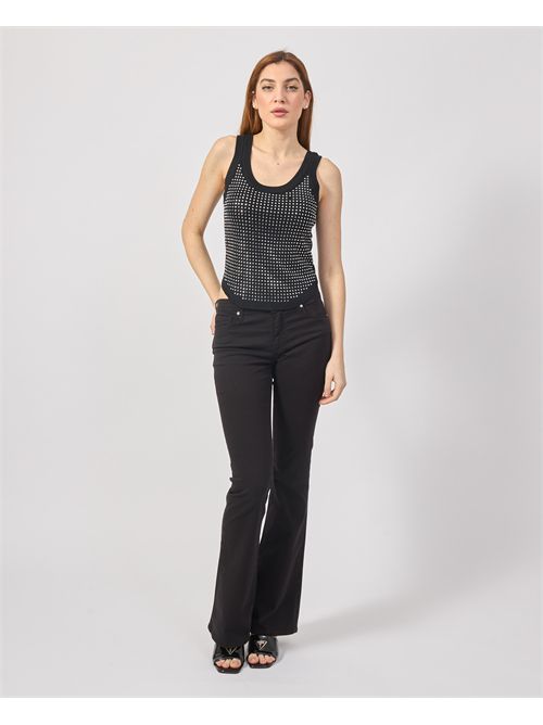 T-shirt court en coton SetteMezzo SETTE/MEZZO | DS5700NERO