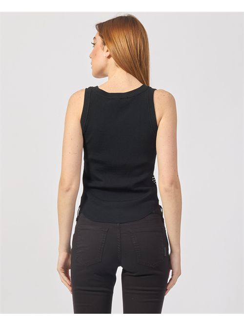 T-shirt court en coton SetteMezzo SETTE/MEZZO | DS5700NERO