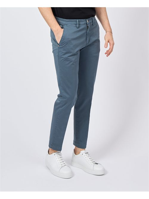 Pantalon homme coupe slim Settemezzo en tissu SETTE/MEZZO | E98/8323001