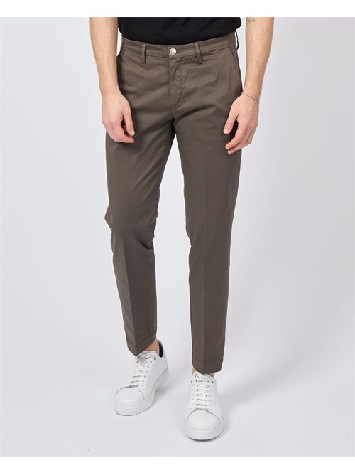 Pantaloni uomo Settemezzo slim fit in tessuto