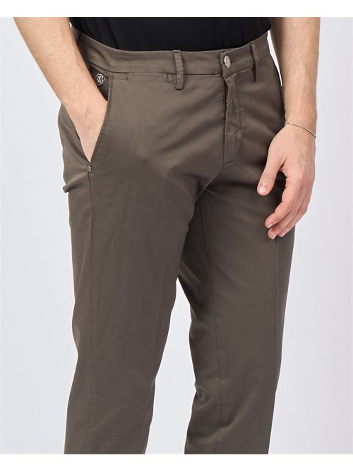 Pantalon homme coupe slim Settemezzo en tissu SETTE/MEZZO | E98/8323010