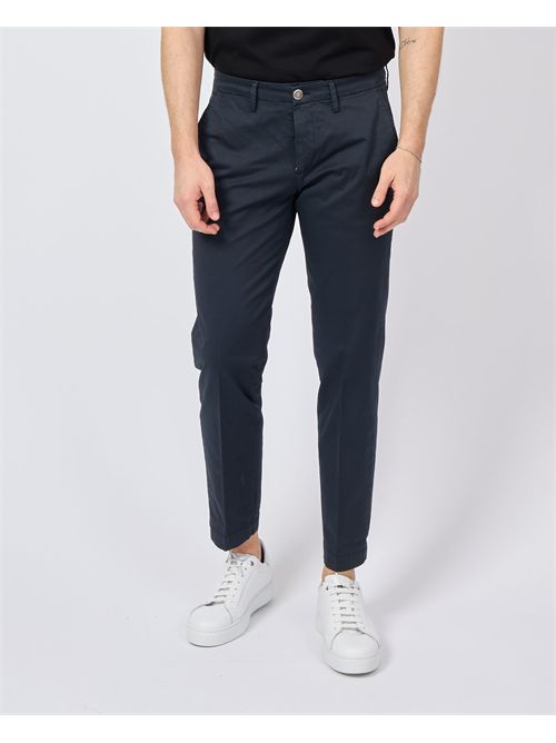 Pantaloni blu Settemezzo slim fit in tessuto SETTE/MEZZO | E98/8323016