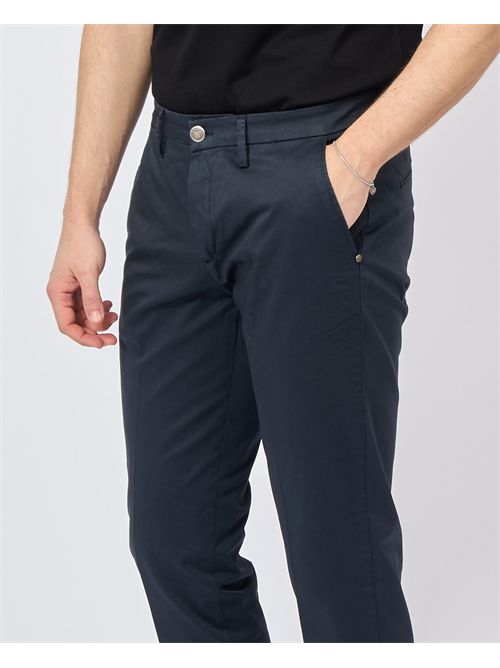 Pantaloni blu Settemezzo slim fit in tessuto SETTE/MEZZO | E98/8323016