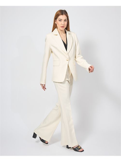 Settemezzo single-breasted women's suit SETTE/MEZZO | LM03086U920BEIGE