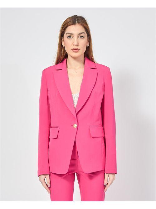 Settemezzo single-breasted women's suit SETTE/MEZZO | LM03086U920FUCSIA