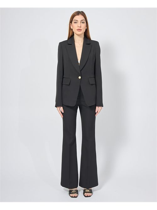 Settemezzo single-breasted women's suit SETTE/MEZZO | LM03086U920NERO