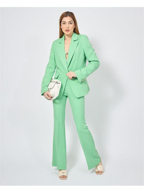 Costume femme à boutonnage simple Settemezzo SETTE/MEZZO | LM03086U920VERDE