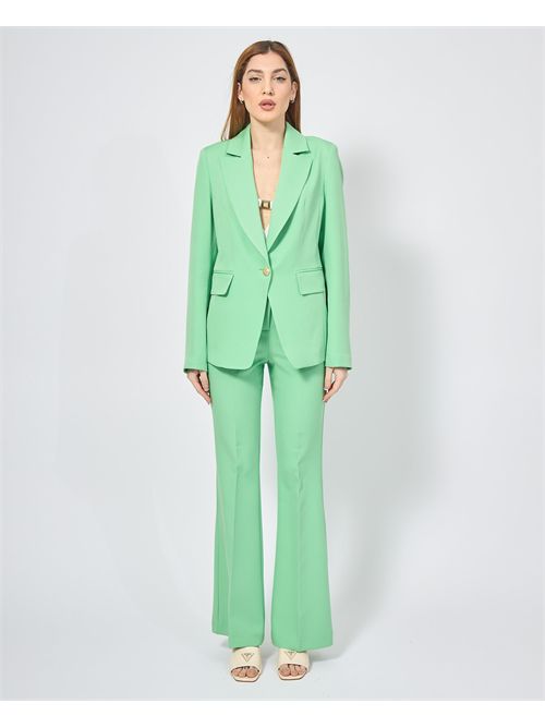 Settemezzo single-breasted women's suit SETTE/MEZZO | LM03086U920VERDE