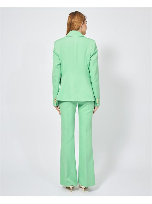 Settemezzo single-breasted women's suit SETTE/MEZZO | LM03086U920VERDE