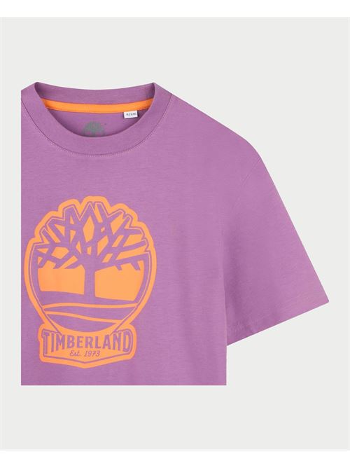 T-shirt Timberland pour enfants avec logo sur le devant TIMBERLAND | T6042248C