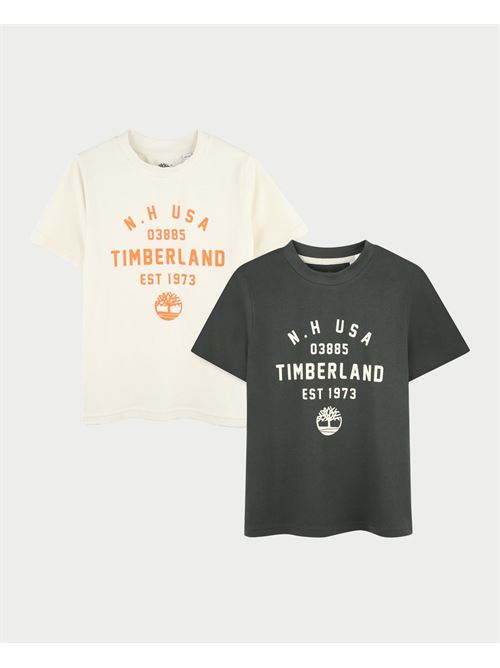 Lot de 2 t-shirts Timberland pour enfants TIMBERLAND | T6042672A