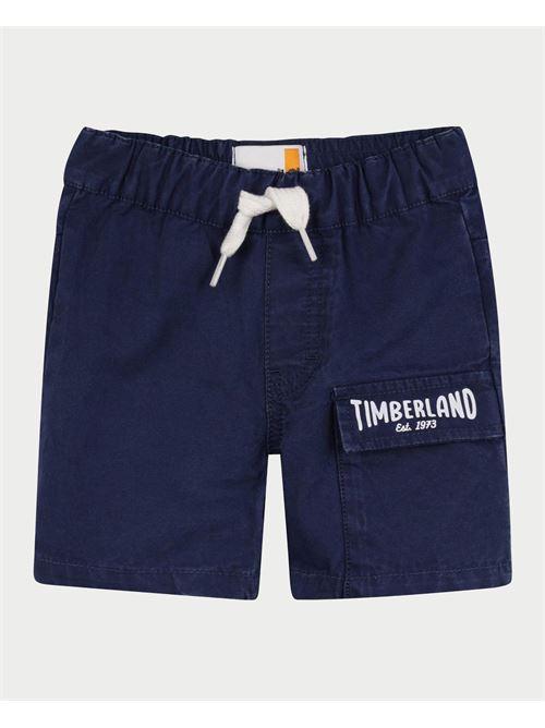 Bermuda Timberland pour enfants avec logo TIMBERLAND | T6049584N