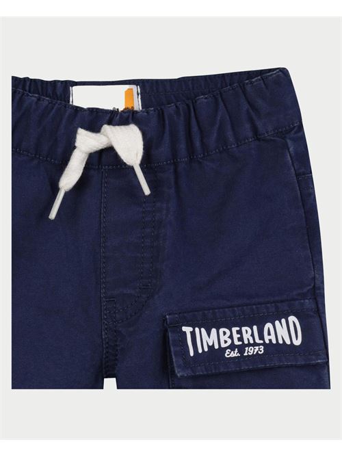 Bermuda Timberland pour enfants avec logo TIMBERLAND | T6049584N