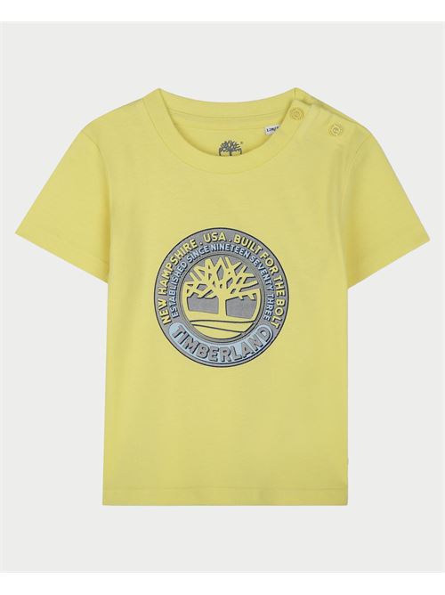 T-shirt Timberland per bambini con logo frontale TIMBERLAND | T60508518