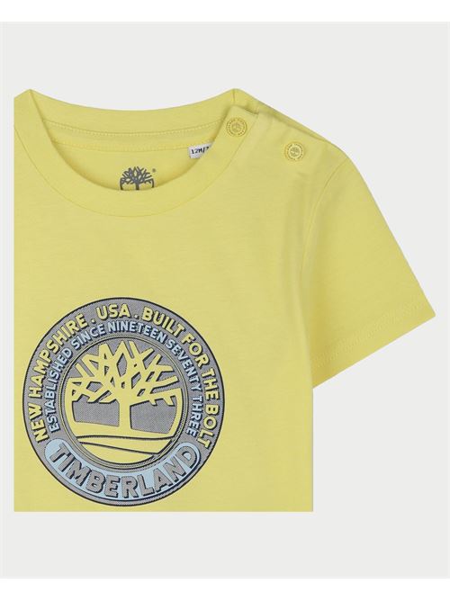 T-shirt Timberland per bambini con logo frontale TIMBERLAND | T60508518