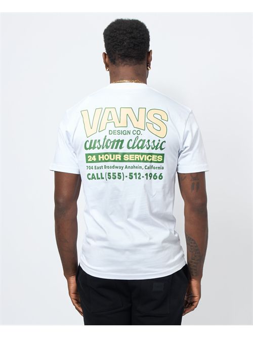 T-shirt en coton imprimé Vans pour homme VANS | VN000M60WHT1