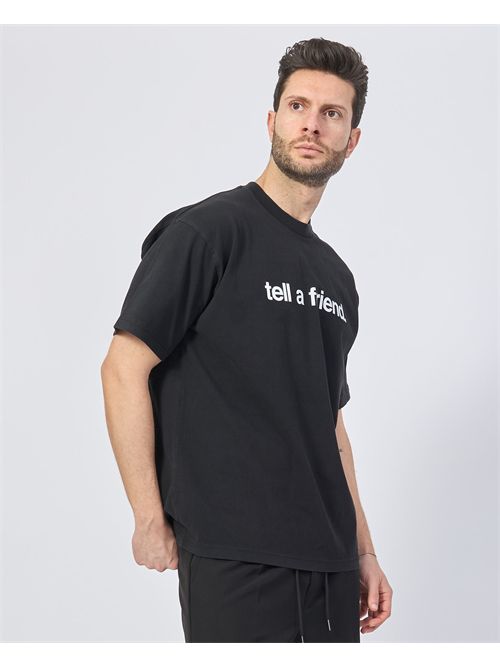 T-shirt Vans con stampa frontale VANS | VN000P4YBLK1