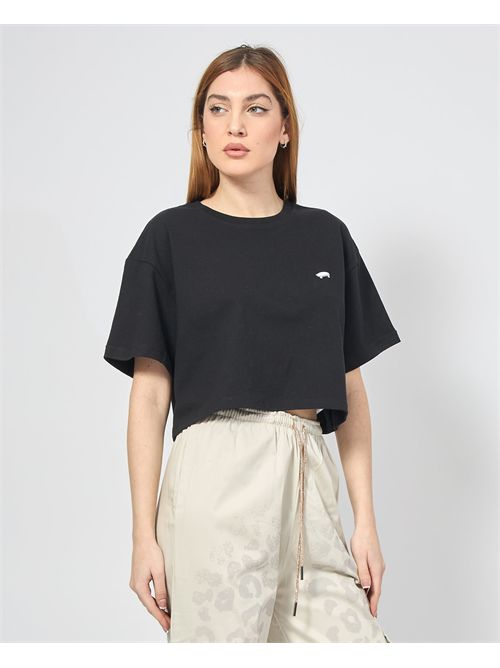 Vans Logo Cropped Tee VANS | VN000P5QBLK1