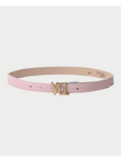 Ceinture fille Vicolo avec boucle logo VICOLO | 3145AB00390SKIN