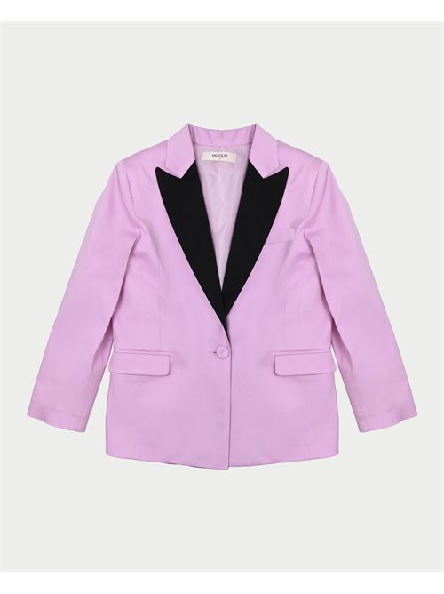 Vicolo Single Breasted Jacket for Girls VICOLO | 3145J00320BARBIE/BLACK