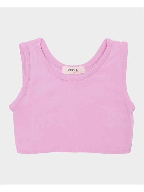 Pink Vicolo Sleeveless T-Shirt VICOLO | 3146WY00312PINK